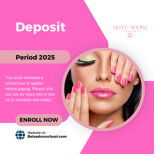 Deposit for 600 Hour Esthetician Program